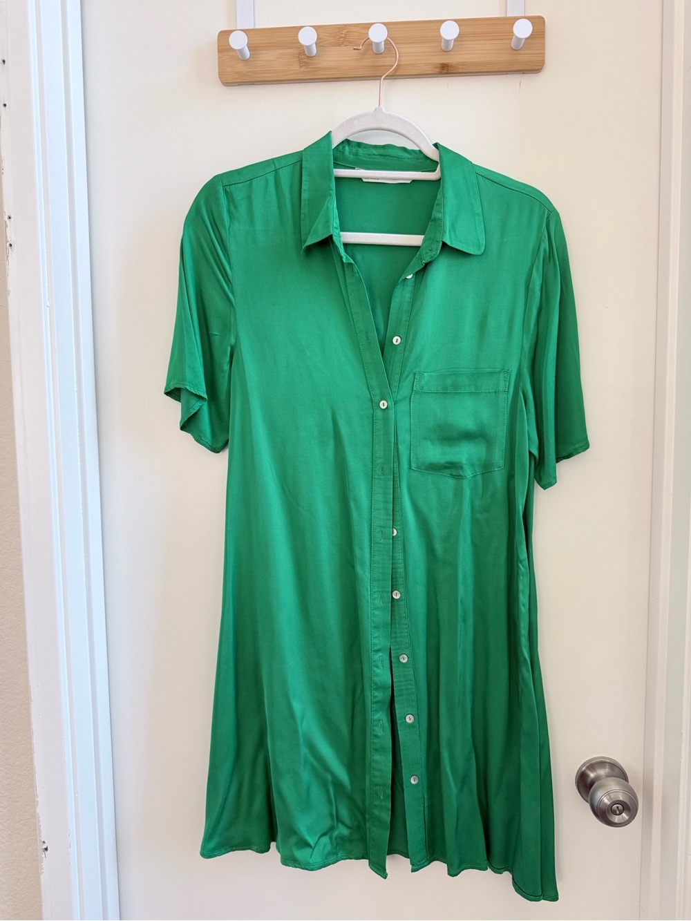 ZARA Women’s Button-Up Shirt Mini Dress